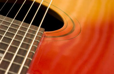 Guitar closeup clipart