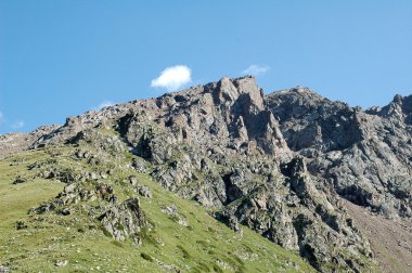 dağ ve gökyüzü