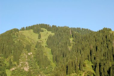 dağ ve gökyüzü