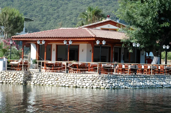 stock image Restaurant near the sea