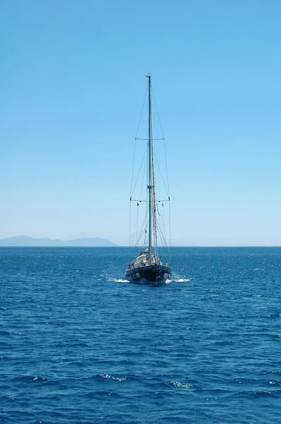 stock image Sail luxury yacht