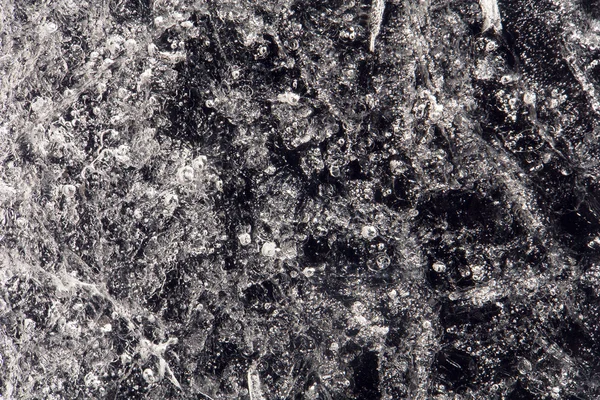 Siyah bir arka plan üzerinde buz — Stok fotoğraf