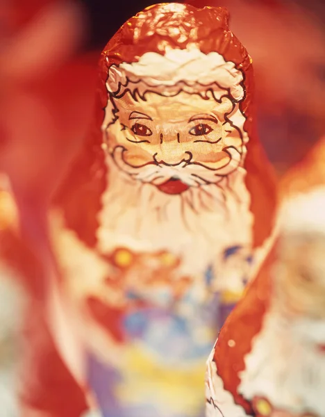 Noel Baba çikolata — Stok fotoğraf