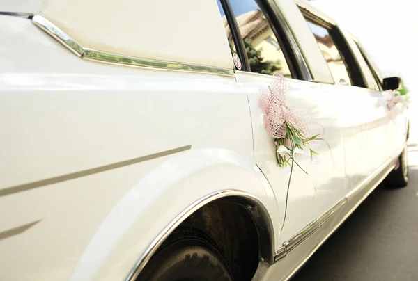Samochód weselny — Zdjęcie stockowe