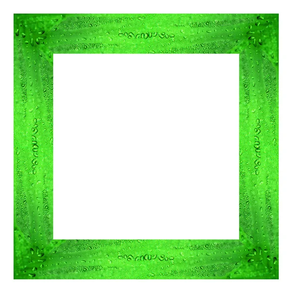 Zelený rámeček — Stock fotografie