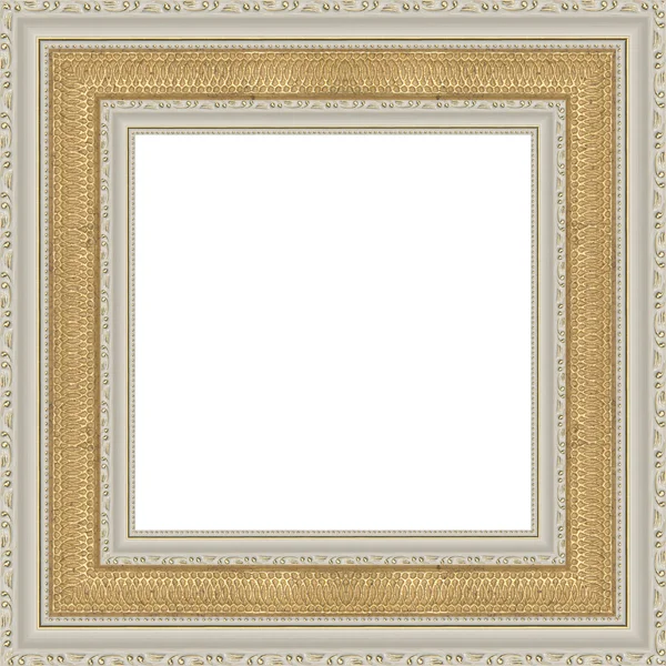 Ein Bilderrahmen auf einem weißen — Stockfoto