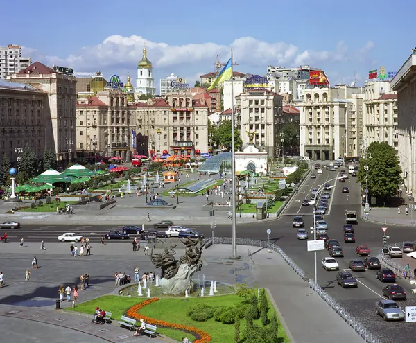 A área de independência Kiev — Fotografia de Stock