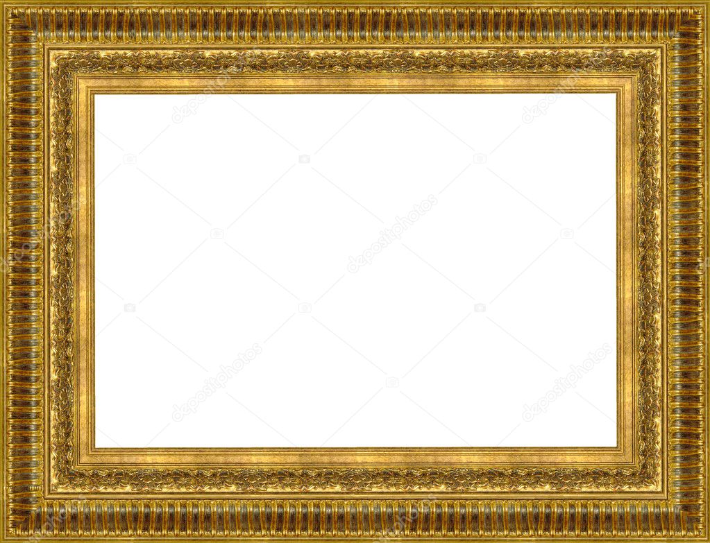Gold a picture frame