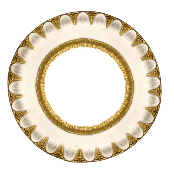 Cerchio cornice d'oro — Foto Stock