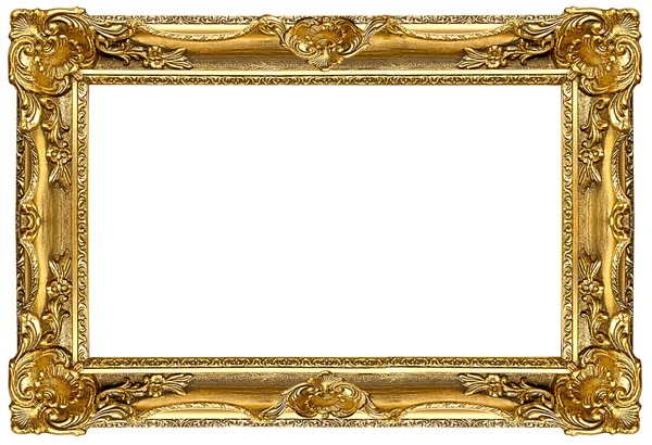 Золотая рамка — стоковое фото