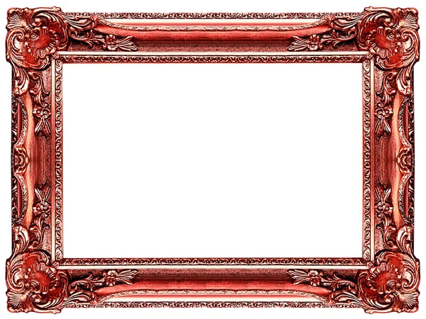 Red gold frame — Stock Photo, Image