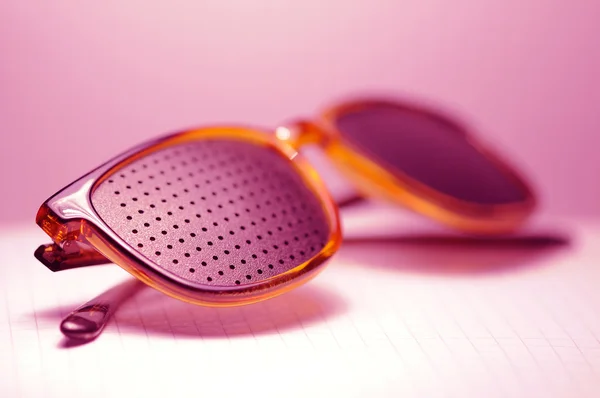 Розовые очки — стоковое фото