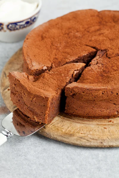 Çikolatalı turuncu kek — Stok fotoğraf