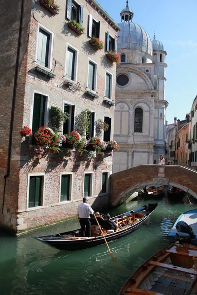 Каналы Венеции . — стоковое фото