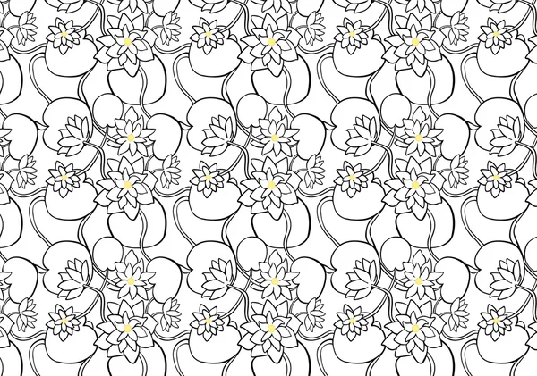 Lotus fleurs — Image vectorielle