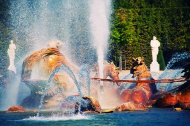 Fountain in Versailles clipart