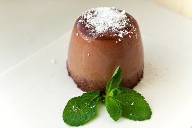 çikolata pannacotta