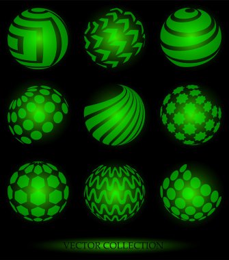 Sphere symbols clipart