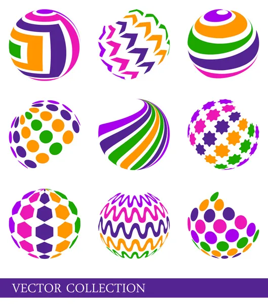 Colorful elements — Stock Vector