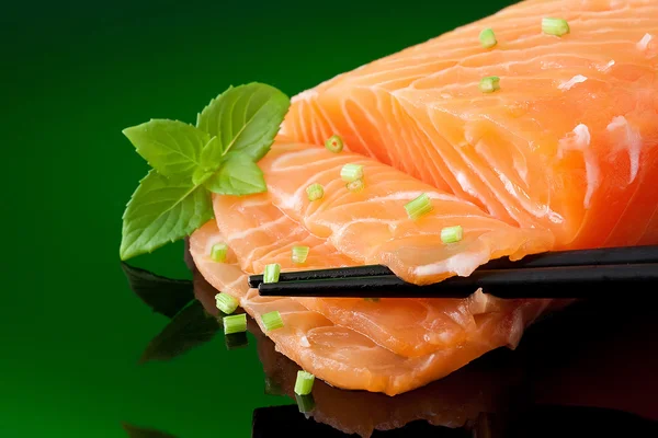 Sashimi au saumon — Photo