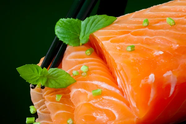 Сашими из лосося — стоковое фото