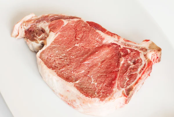 Varkensvlees biefstuk Stockafbeelding