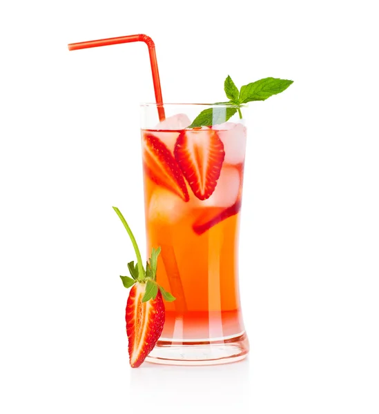 Red fruity cocktail — Stock Photo, Image