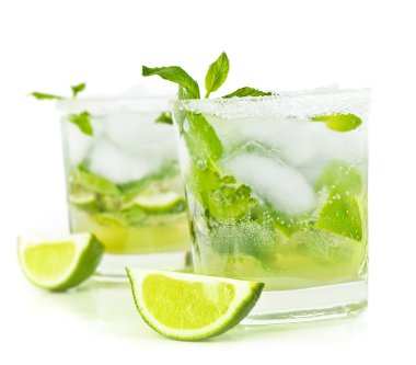 Cold mojito drink clipart