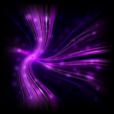 Abstract purple glowing light background clipart