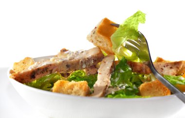 Chicken Caesar salad clipart