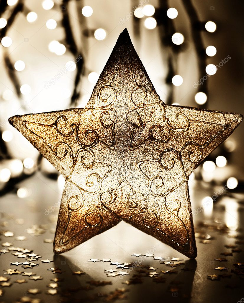 Star, Christmas tree ornament