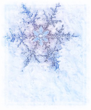 Snowflake decoration clipart