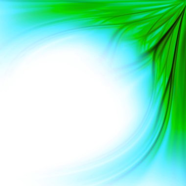 Blue green grass border background clipart