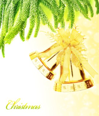 Noel ağacı çan kenarlık