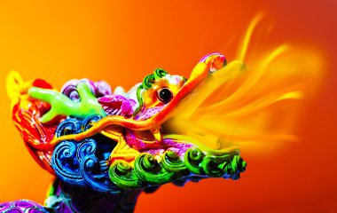 Colorful dragon clipart