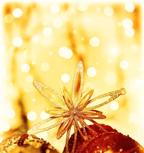 Natal estrela decoração — Fotografia de Stock