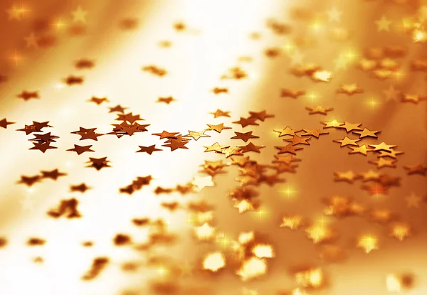 金色の星の背景 — ストック写真