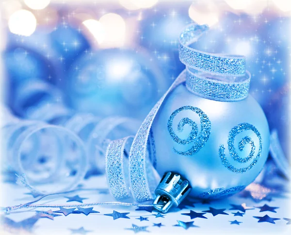 Natal árvore bugiganga ornamento e decoração — Fotografia de Stock