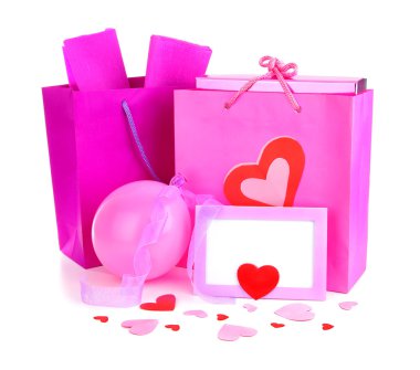 Romantic holiday gifts clipart