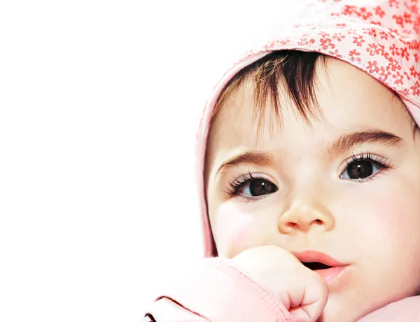 Μικρό κορίτσι closeup πορτρέτο — Φωτογραφία Αρχείου