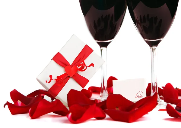 Romantic holiday celebration — Stock Photo, Image