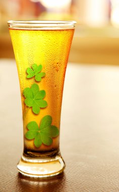 Cold lucky beer clipart