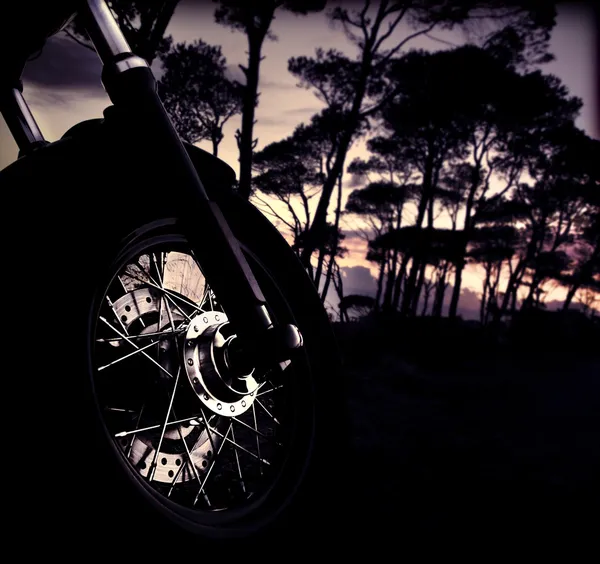 Motorbike wheel — Stock Photo, Image