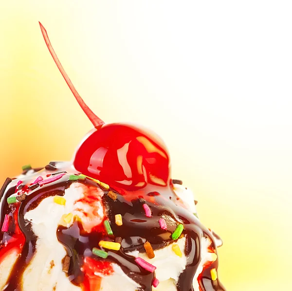 Ice cream border — Stock Photo, Image