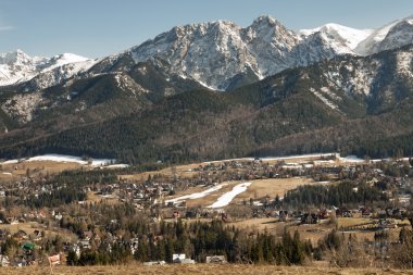 Giewont mountain uzaktan