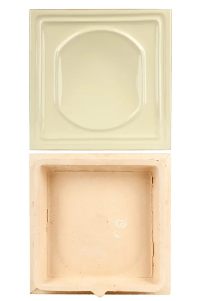 Dekoracyjne płytki ceramiczne do budowy kominków i s — Zdjęcie stockowe