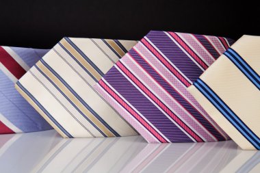 Neckties collection clipart