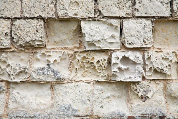 Oude muur gemaakt van zandsteen — Stockfoto