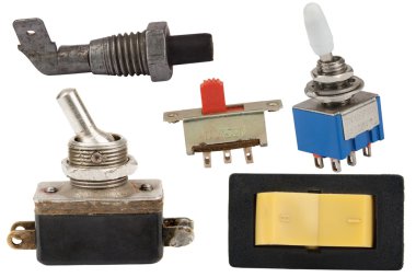 Various switches clipart