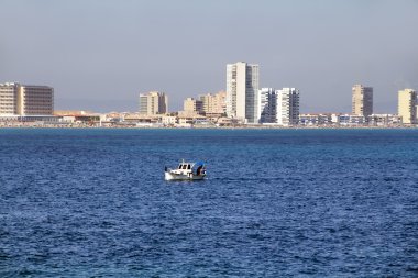 Akdeniz kıyılarında cartagena, İspanya